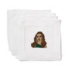 Monogrammed Fantasy Dinner Guest Cocktail Napkins with an embroidered Beyonce