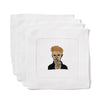 MonMonogrammed Fantasy Dinner Guest Cocktail Napkins with an embroidered  David Bowie