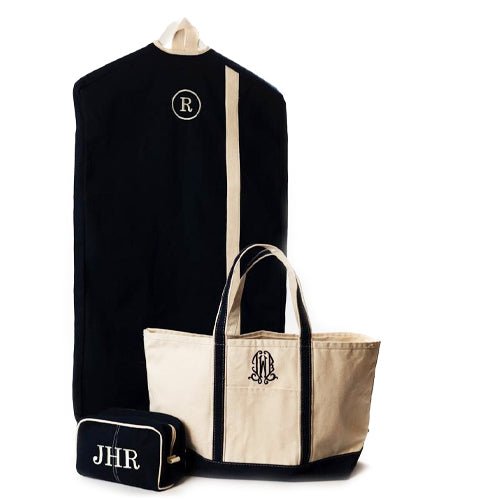 Fleet Garment Bag, Bags & Accessories, monogrammed by Initially London