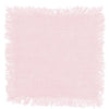 100% linen Fringed Coasters (set of 4) in a Pink colour.