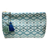 Ikat Wash Bag in Blues colour without a monogram