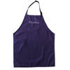 Plum coloured Monogrammed Kids Apron - Initially London