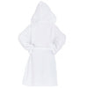 White 100% cotton Monogrammed Kids' Robe
