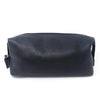 100% leather wash bag with no monogram