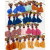 Mexican Embroidered Tassels, handmade by artisans in Mexico - Initially London