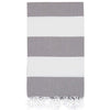 Bold Stripe Turkish Towel monogrammed by Initially London -