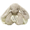 Monogrammed Bunny and Blanket, with a personalised motif in Lindsay font and lettering in Sweetheart font - Initially London