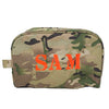 Camo Wash Bag monogrammed by Initially London -