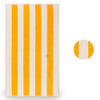 Golden Bold Stripe Beach Towel without a monogram