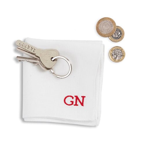 Gentleman’s Handkerchiefs (set of 2) monogrammed by Initially London -