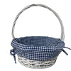 Gingham Basket monogrammed by Initially London -