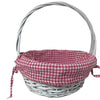 Gingham Basket monogrammed by Initially London -