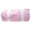 Pink Mini Chelsea Duffle made from durable HD polyester with webbing handles and a detachable shoulder strap, with one exterior zipped pocket - Initially London