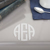 Perspex Trays monogrammed by Initially London -