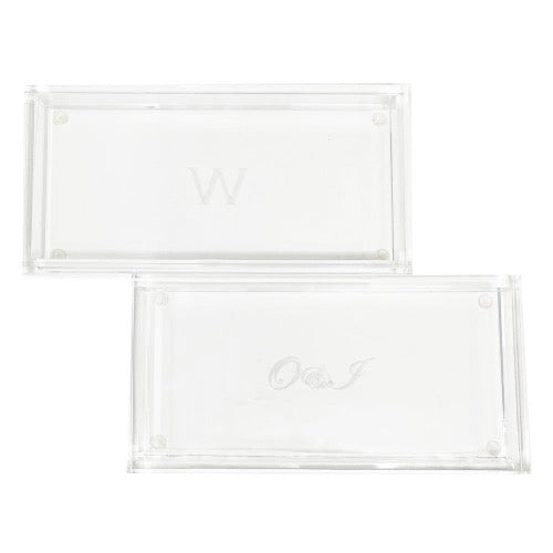 Perspex Trays monogrammed by Initially London -