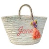 Petite Straw Basket monogrammed by Initially London -