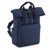 Midnight Blue Recycled Cambridge Junior Backpack made from 100% Recycled 600D Polyester - Initially London