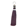 Brown Moroccan Silk Tassel Keyring made from 100% Cactus silk - Initially London