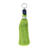Moss Moroccan Silk Tassel Keyring made from 100% Cactus silk - Initially London