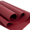 Red Om Yoga Mat made from phthalate-free PVC with no toxins - Initially London