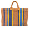 Oranges Pavilion Tote Bag made from Cotton canvas with a portable pocket and handy side pockets - Initially London