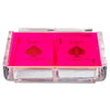 Neon Pink Perspex Card Case made from 100% acrylic perspex - Initially London  