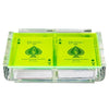 Neon Yellow Perspex Card Case made from 100% acrylic perspex - Initially London  