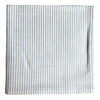 Grey Preppy Stripe Napkin made from 50% linen and 50% Cotton