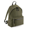Green Recycled Oxford Backpack made from 100% Recycled Polyester (PVC free) - Initially London