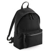 Black Recycled Oxford Backpack made from 100% Recycled Polyester (PVC free) - Initially London