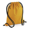 Mustard Recycled Tedworth Sack made from made from 100% recycled HD polyester - Initially London