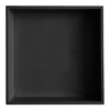 Black Small Lacquer Tray made in Vietnam from wood with layers of shiny lacquer finish - Initially London 