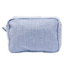 Navy St James Wash Bag made from 100% cotton with a nylon polyester waterproof lining - Initially London