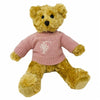 Pale Pink Initially London Monogrammed Teddy Bear, which has a single letter monogram on the jumper