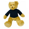 Navy Blue Initially London Teddy Bear, which is made from 78% acrylic and 22% polyester, while the Jumper is 100% acrylic - Initially London 