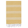 Yellow Turkish Hammam Towel Monogrammed Turkish Hammam Towel made from 100% cotton - Initially London