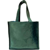 Dark Green Velvet Tote Bag