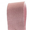 Close Up of Pale Wisteria Pink Wide Grosgrain Ribbon which is made from 100% Rayon Petersham - Initially London