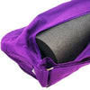 Plum 100% Cotton Yoga Mat Carry Bag and Black Yoga Mat - Initially London