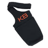 Monogrammed Black Yoga Mat sling made from 100% cotton canvas - Initially London